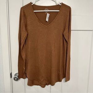 Maurices 24/7 V-Neck Long Sleeve Tee